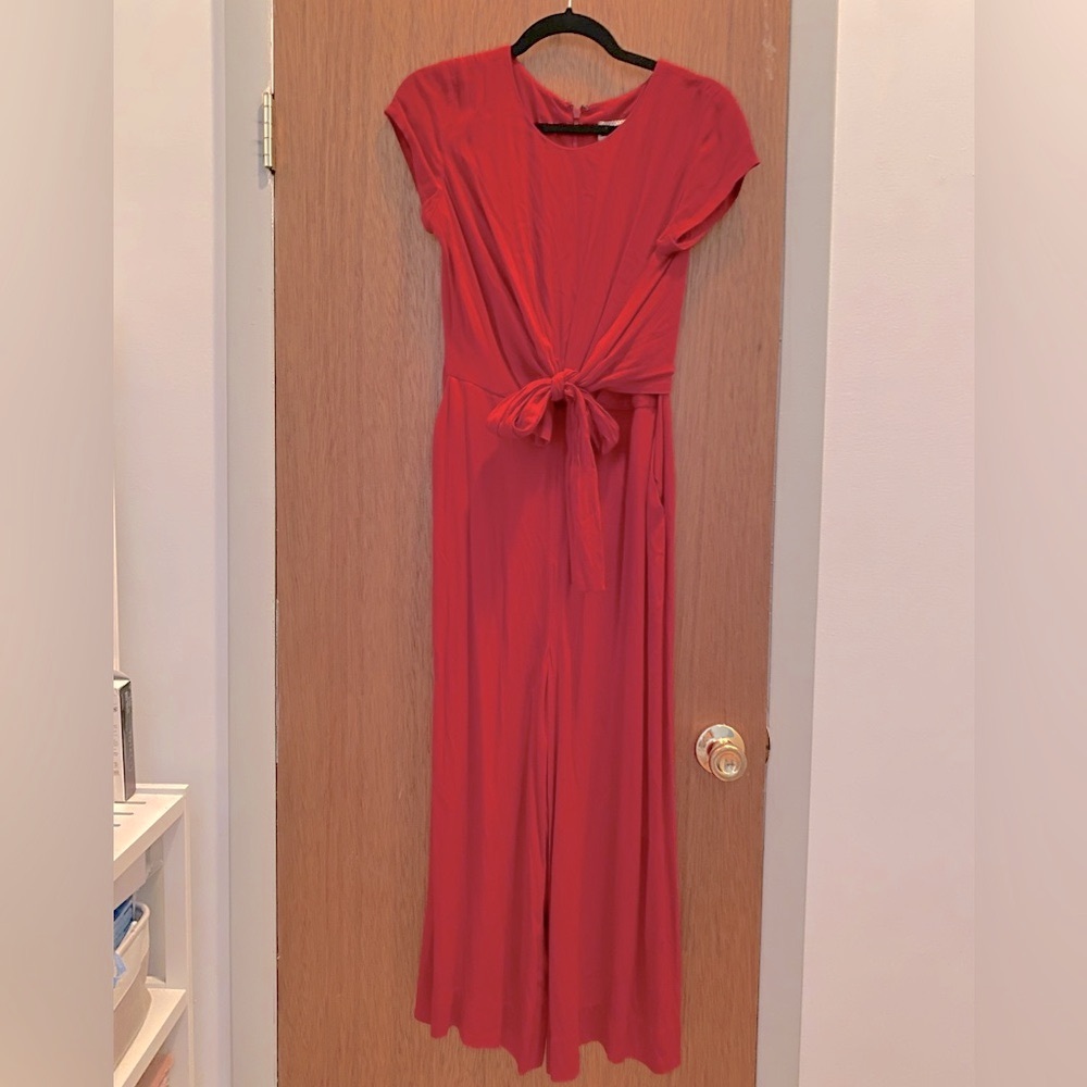 Maeve (Anthropologie) Red Front Tie Jumper - Size 0